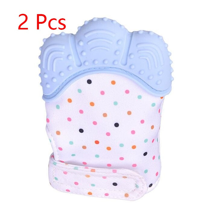 Silicone teething mitten for babies – view 15
