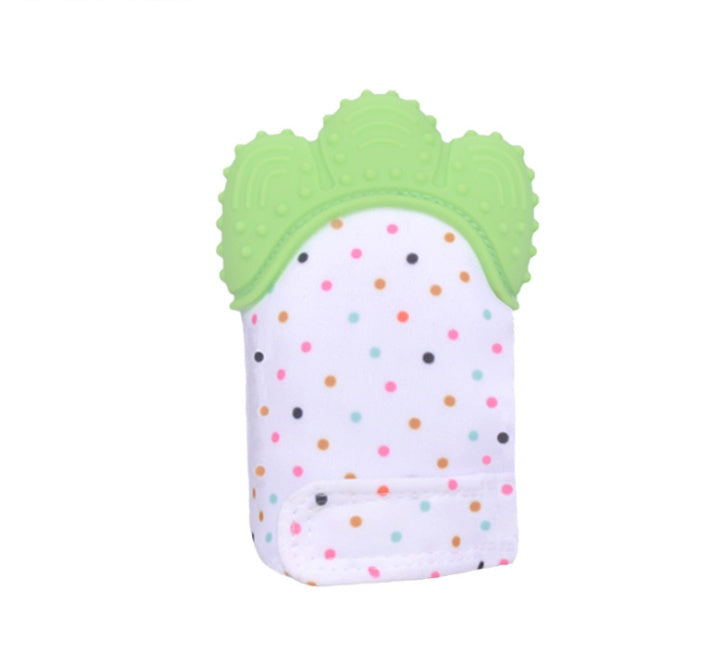 Silicone teething mitten for babies – view 2