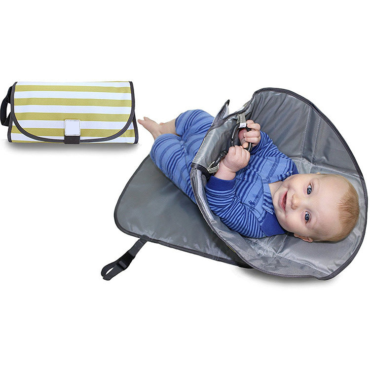 Portable Nappy Changing Pad Clutch – Waterproof Foldable Change Mat