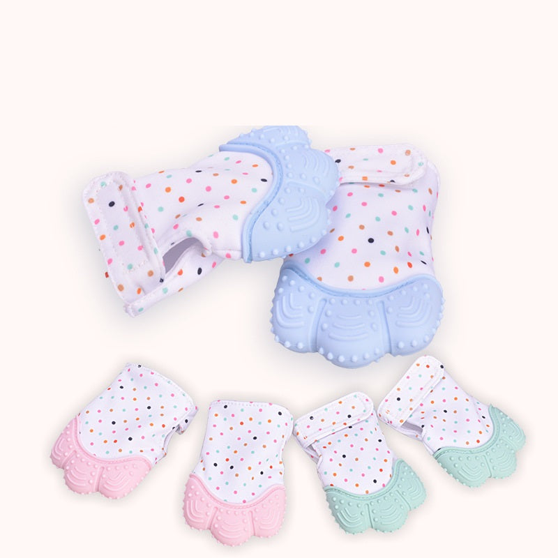 Silicone teething mitten for babies – view 4