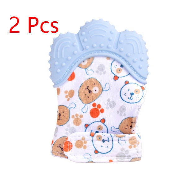 Silicone teething mitten for babies – view 14
