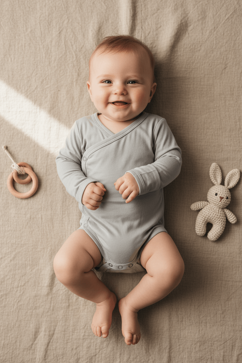 Essentīals Dusty Grey Bodysuit