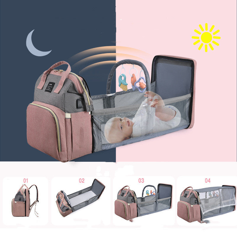 Insulated nappy backpack baby bag – view 9