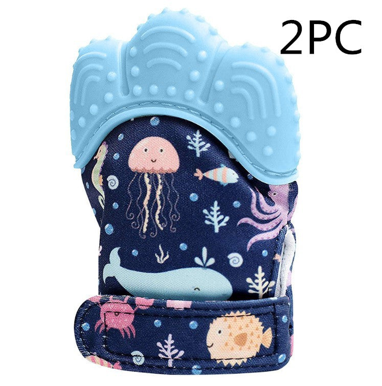 Silicone teething mitten for babies – view 13