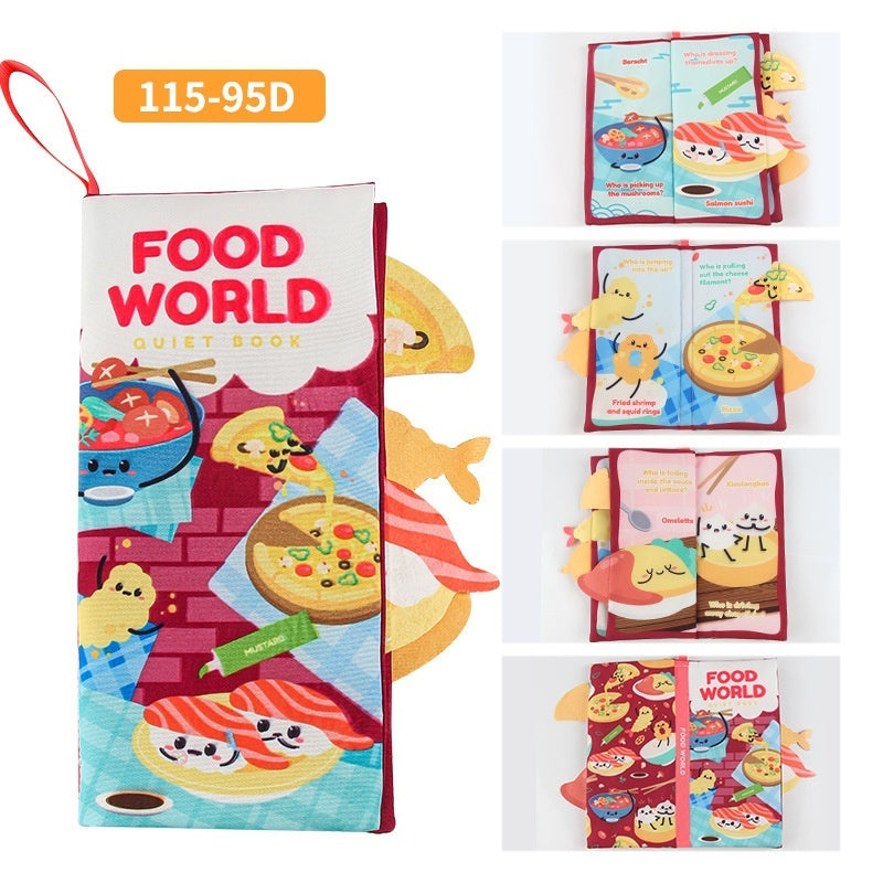 Soft cloth baby book with animal tails – view 19