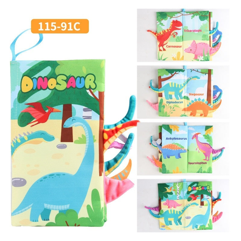 Soft cloth baby book with animal tails – view 13