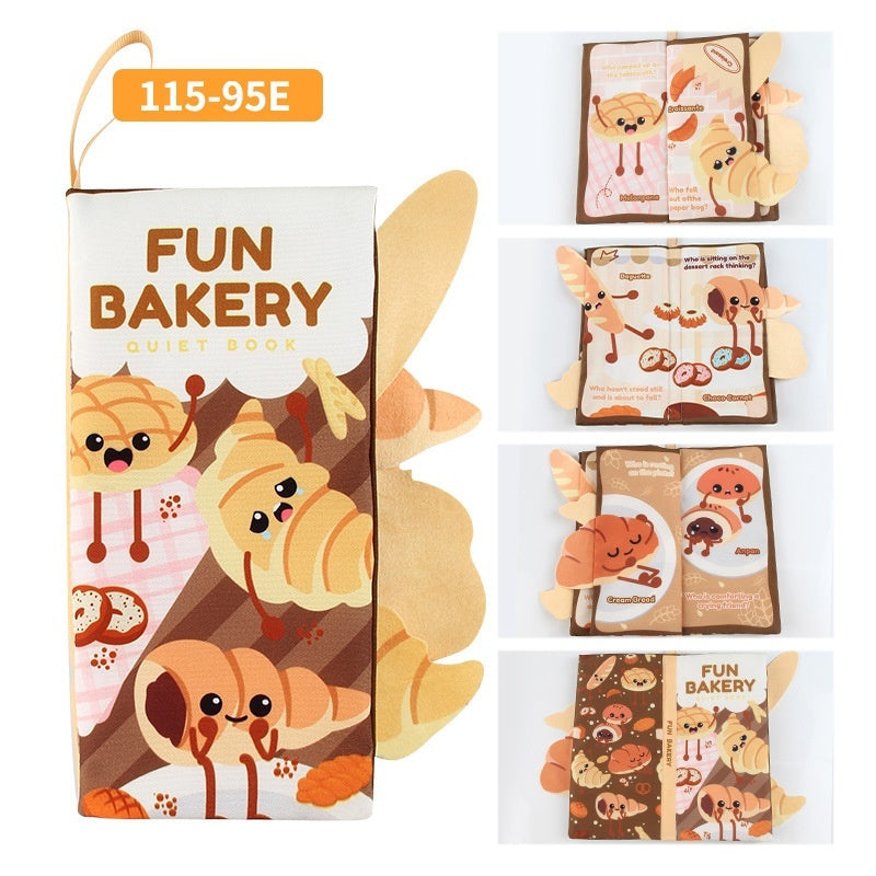 Soft cloth baby book with animal tails – view 11