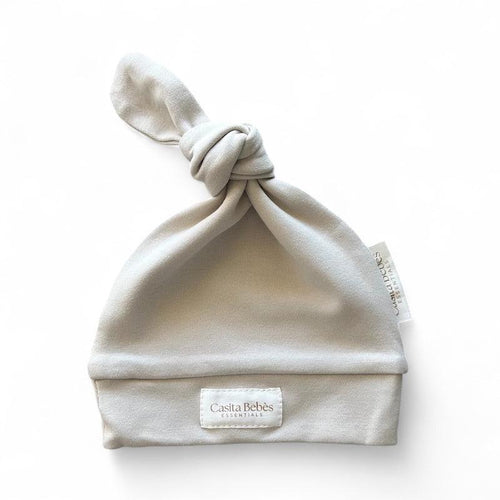 Essentīals Knot Beanie Misty Grey
